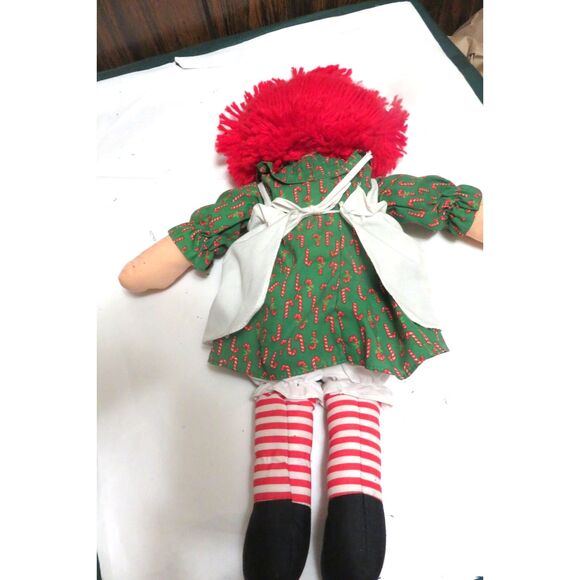 Vintage Raggedy Ann Doll 1988 Playskool Christmas Edition 18" with a Heart - Picture 5 of 5